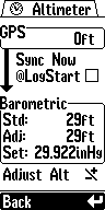 Altimeter Settings