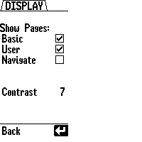 Display Menu