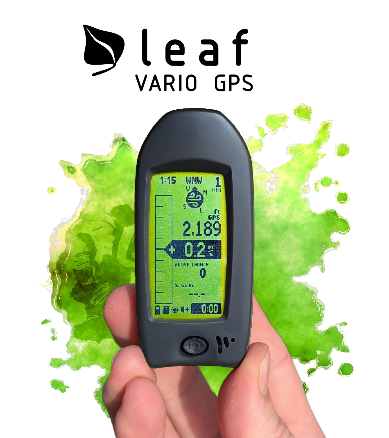 Leaf vario with logo
